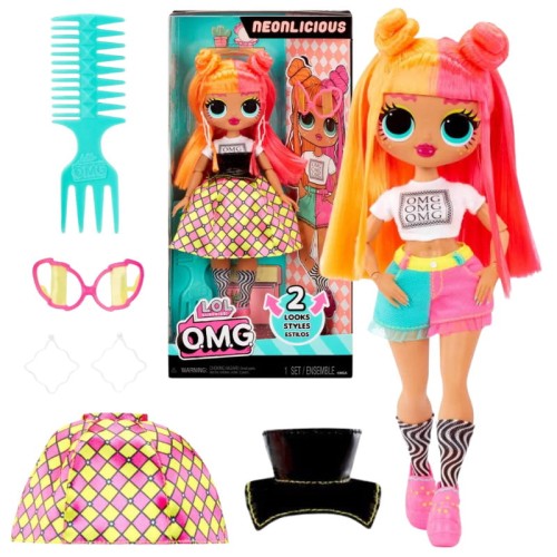 LOL Surprise OMG Păpușa Modă NEONLICIOUS Noua Ediție Set Cu Accesorii