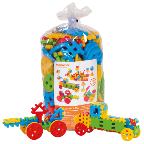 MARIOINEX Cuburi Sac Set de 150 Elemente
