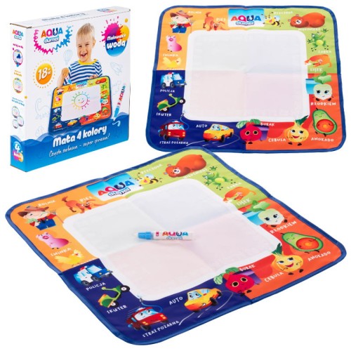Dumel Aqua Pătură Medie pentru Desenat cu Apă 52 x 52 cm + Set Creativ cu Marker cu Apă