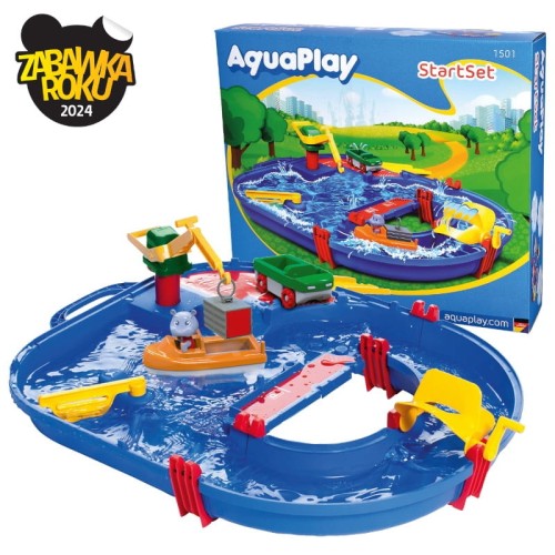 BIG AquaPlay Set de Începere Pista de Joacă cu Apă Teren de Apă 3+