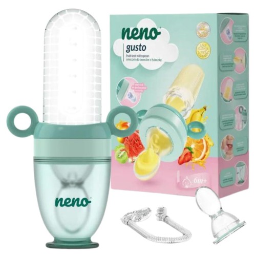 Neno Gusto Suzetă pentru fructe cu linguriță și dentiție 6m+