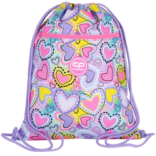 Coolpack Vert Sac De Sport Pentru Pantofi Pastel Heart