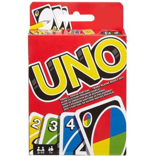 MATTEL GAMES JOC DE SOCIETATE CU CARTI UNO CARTE 7+