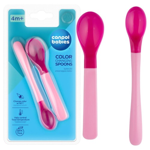 Canpol Babies Set De Lingurițe Magice Pentru Hrănire 2 buc.