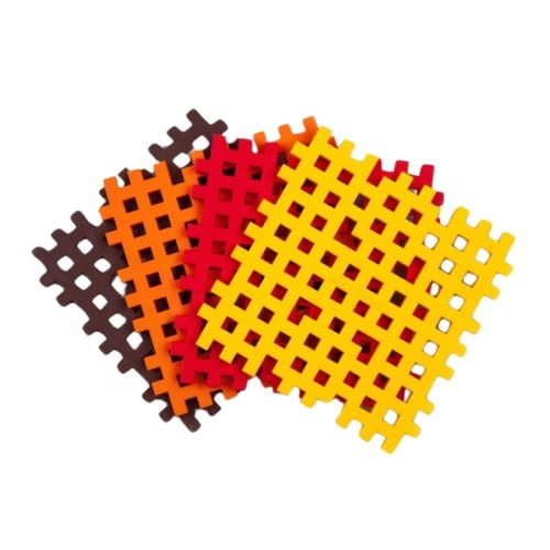FABRICA DE JUCĂRII MARIOINEX SET BAZĂ MINI WAFFLE GALBEN 2+ - 02608/1