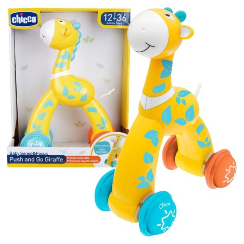 Jucărie pentru bebeluși Chicco "Push&Go" Girafa