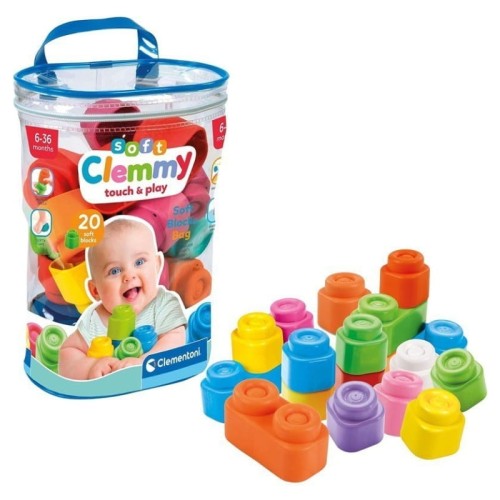 Clementoni Blocuri moi în ambalaj transparent 20 buc. 6m+