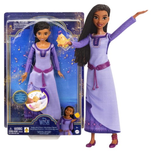 Disney Wish Dorința Asha Păpușa Interactivă Cântătoare Prințesă