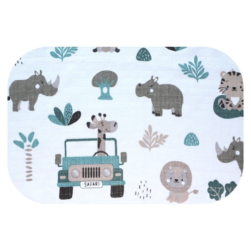Ega Kids Pampers Tetruți Decorat 1 buc. 70x80 cm Animale Pe Safari