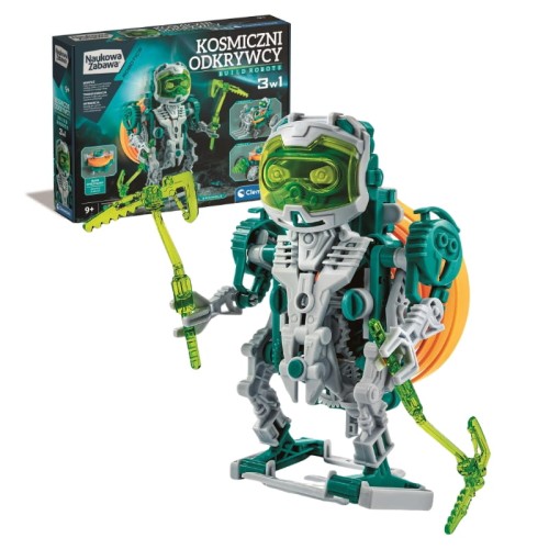 Clementoni Exploratori Cosmici Roboți 3 în 1 De Asamblat Singur 9+