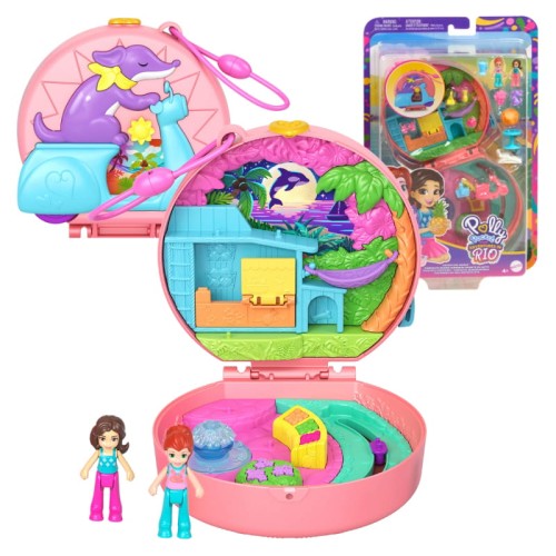 Polly Pocket Aventură Compactă În Rio Cutie Cu Accesorii