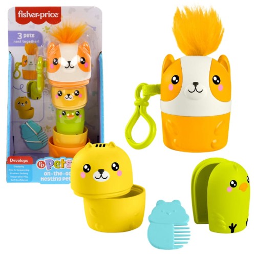Fisher Price Set de Jucării cu Animale pentru Montat Animale-Pliante