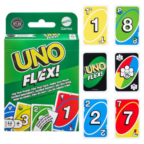 Mattel Joc de societate cărți UNO FLEX! HMY99 Cărți 7+