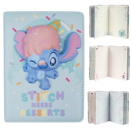 Coolpack Disney Squishy Stitch Înghețată Notes Notatnik Zeszycik Pamiętnik B6