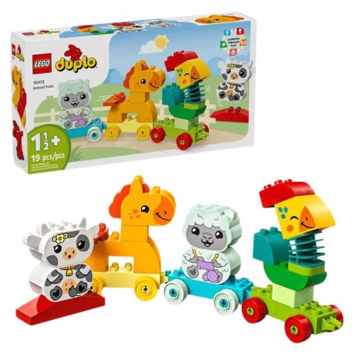 Lego Duplo Set Cuburi 10412 Trenul Meu Primul Cu Animale 19 El. 18m+