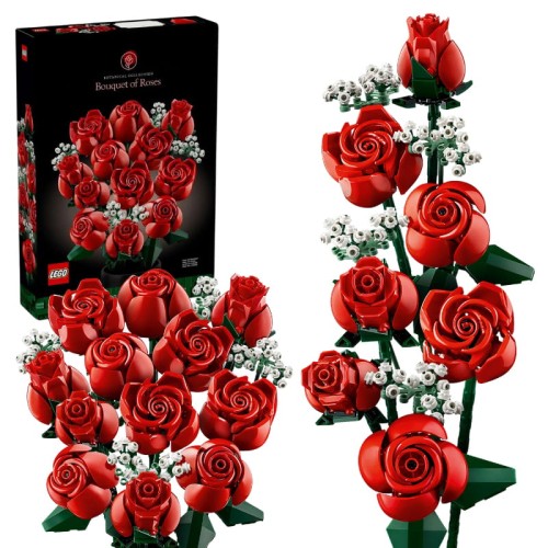 Lego Icons Colecția Botanică Buchet de Trandafiri Set 10328 822 El.