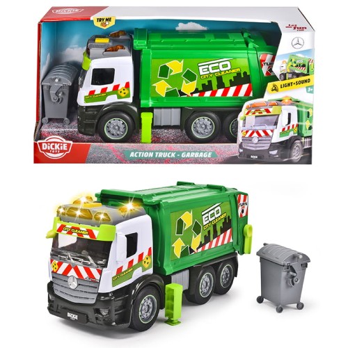 Dickie Toys Vehicul Comunale Camion de Gunoi Mercedes-Benz