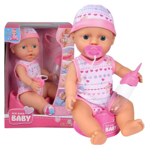Păpușă Interactivă pentru Nou-Născuți Multifuncțională Roz Deschis 30 Cm.