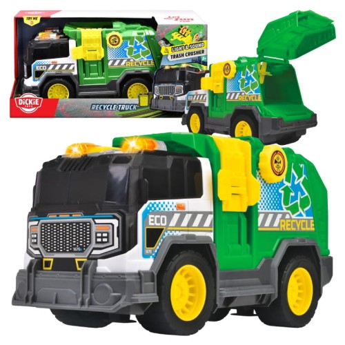 Dickie Toys Camion de gunoi Vehicul de reciclare a deșeurilor 30 cm