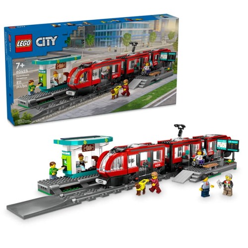 Lego City Set 60423 Tramvai Urban cu Stație 811 El. 7+