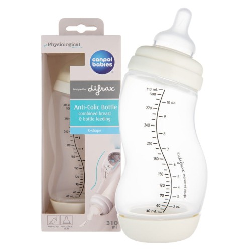 Canpol Babies Sticla Largă Anticolici 310 ml S-Shape 6m+