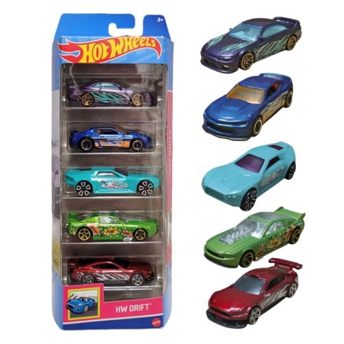 Hot Wheels HW Drift 5-pak Set de Mașinuțe