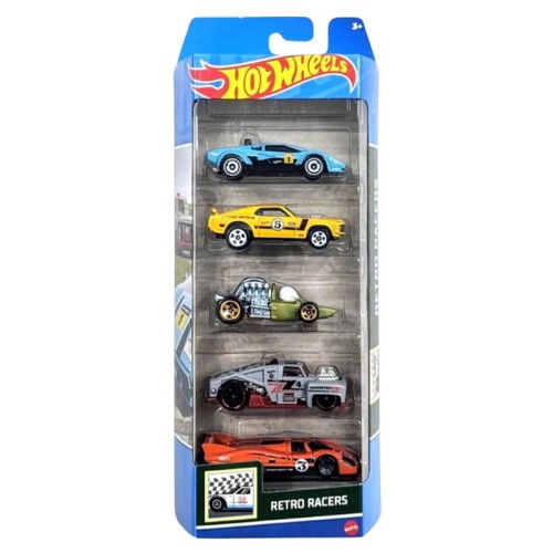 Hot Wheels Retro Racers 5-pachet Mașinuțe