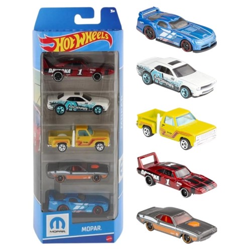 Hot Wheels Mopar 5-pachet Set de Mașini Mici