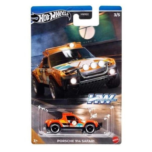 Hot Wheels Auto Speed Graphics Vehicul 1:64 Porsche 914 Safari