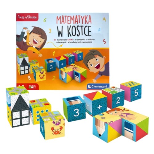 Clementoni Învăț Să Mă Distrez Matematica În Cub Joc Educațional 5+