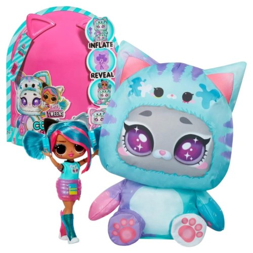 LOL Surprise Tweens Costume Surprise Papusa Emma Emo Turcoaz Pisicuta Accesorii