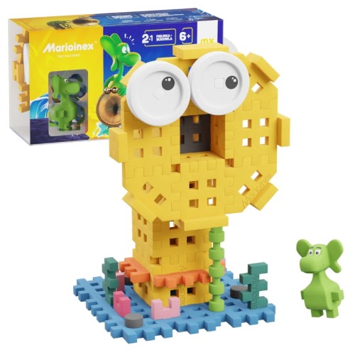 Marioinex Cărți Mini Waffle Dragon Diplodok Și Sirena Marină 60 El.