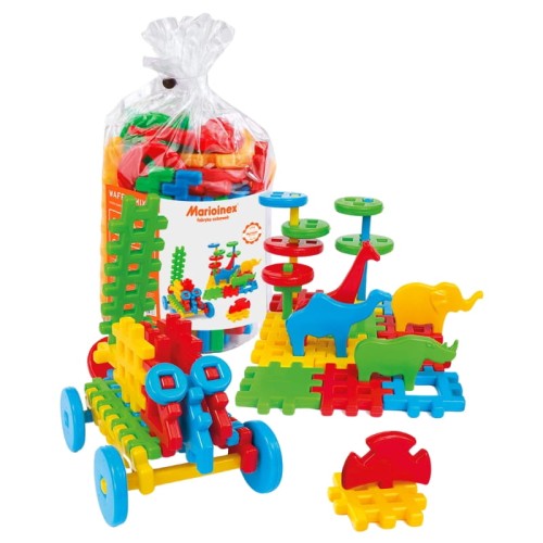 Marioinex Cărămizi Waffle Mix În Sac Set Sigur de 50 de Elemente