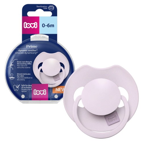 LOVI Prime Suzetă Din Silicon Dynamică Relaxantă Lila 0-6 luni
