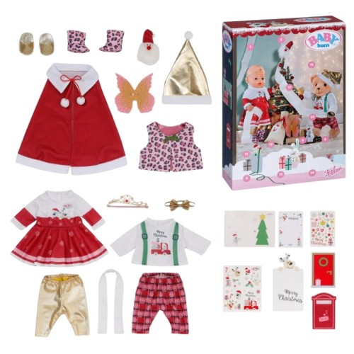 Baby Born Calendar Advent Zăpadă de Iarnă Accesorii pentru Păpușă