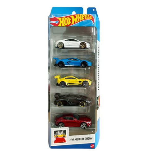 Set de Mașinuțe Hot Wheels Motor Show 5-pak