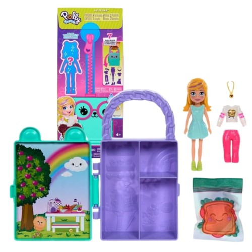 Polly Pocket Mică Stilistă Gentuță Portabilă Cu Accesorii