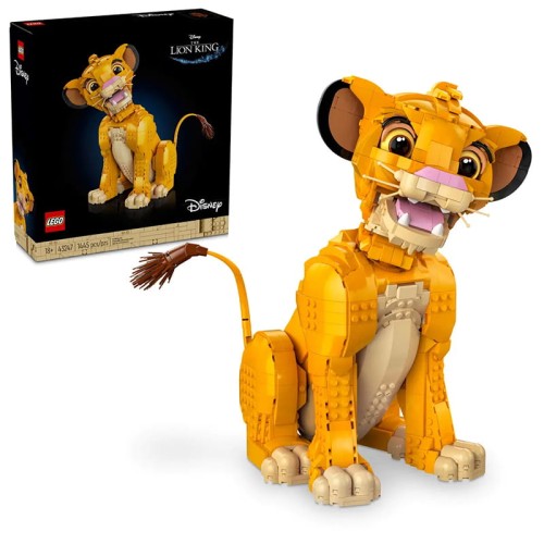 LEGO Disney Regele Leu Simba Tânăr Set De Piese 43247 1445 El.