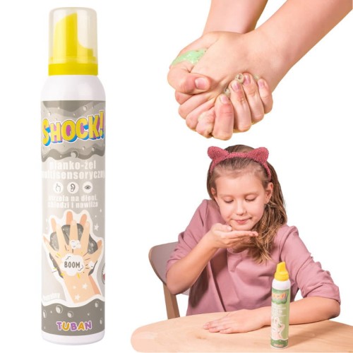 Tuban Shock! Spumă-Gel Pentru Mâini Multisenzorial 200ml Miros Neutru