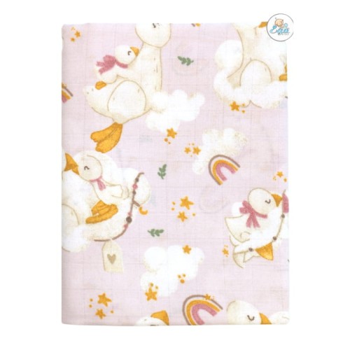 Ega Kids Pătură Pampers Înfășat Muselină 120x120 cm Rață