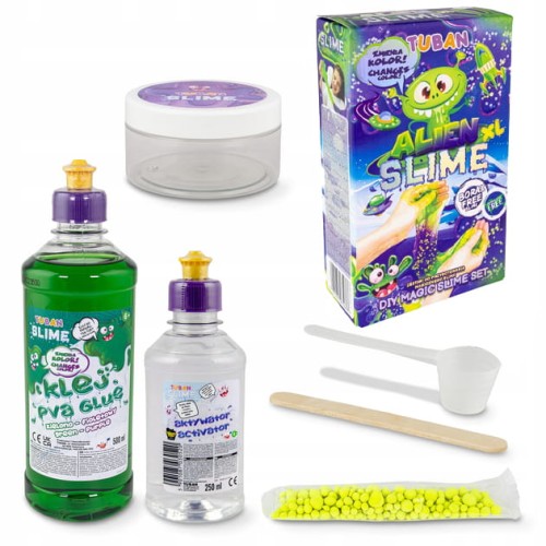 Tuban Alien Slime XL Set Diy Pentru Prepararea Slimei Magice