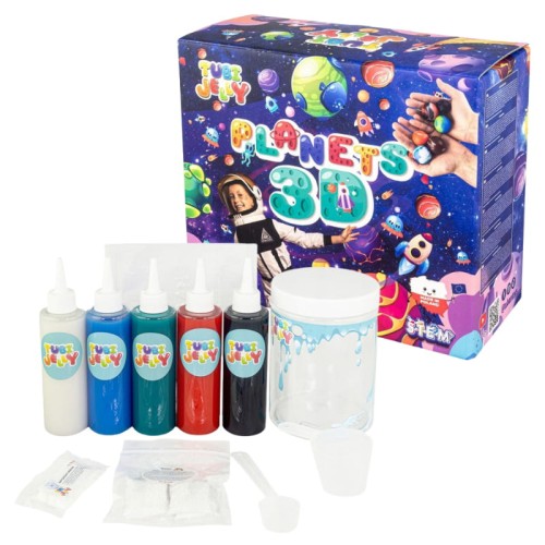 Setul Spațial Tuban Tubi Jelly Planete 3D