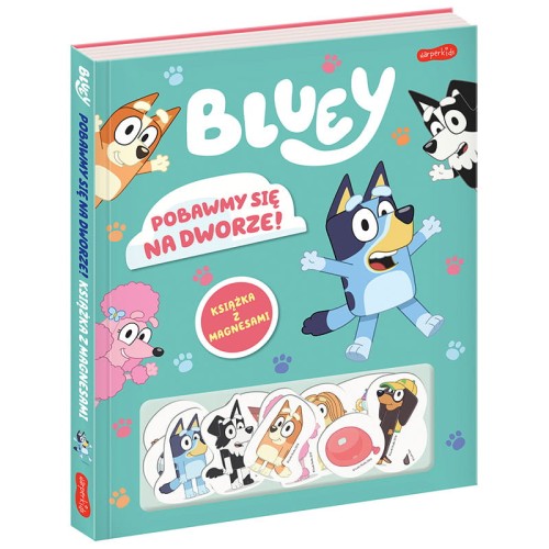 Bluey Să Ne Distram Afară! Carte Cu Magneți Pentru Copii
