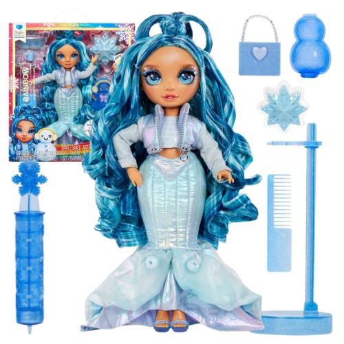 Rainbow High Iarnă Minunată Papusa Skyler Bradshaw + Accesorii