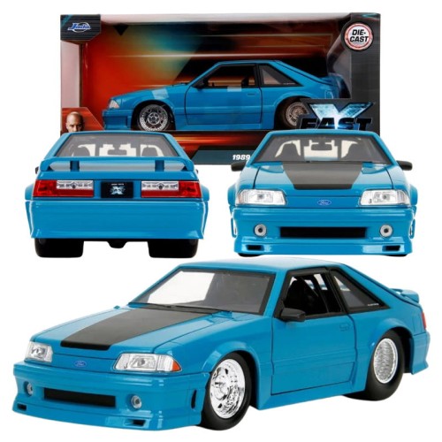 Jada Fast & Furious Rapid și Furios Auto Ford Mustang GT 1989