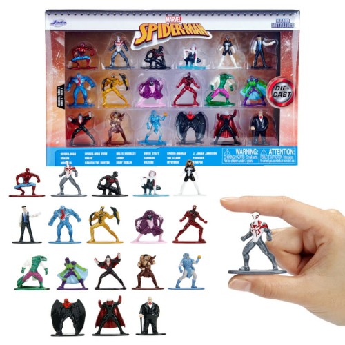 Jada Marvel Spider-Man Set de Figurine Metalice 18-pachete