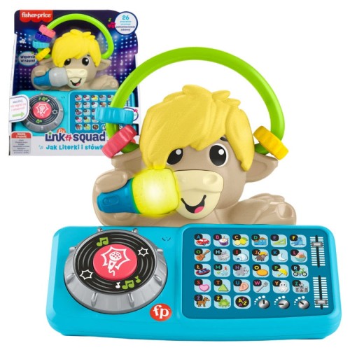Fisher-Price Link Squad Cum Literile Și Cuvintele Jucărie Educațională Interactivă 9m+