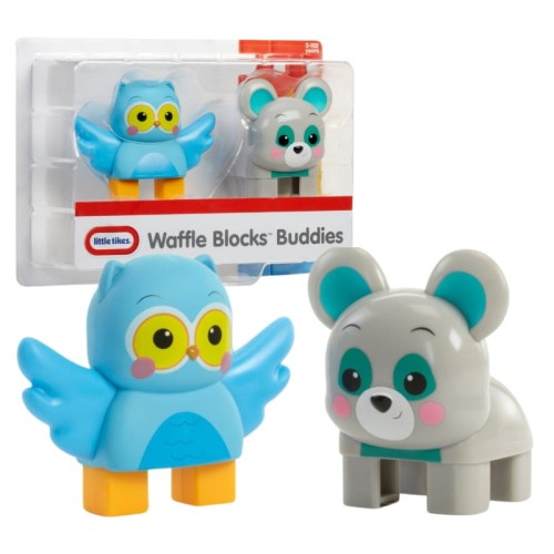 Figurine Little Tikes Waffle Blocks Bufnita și Urs