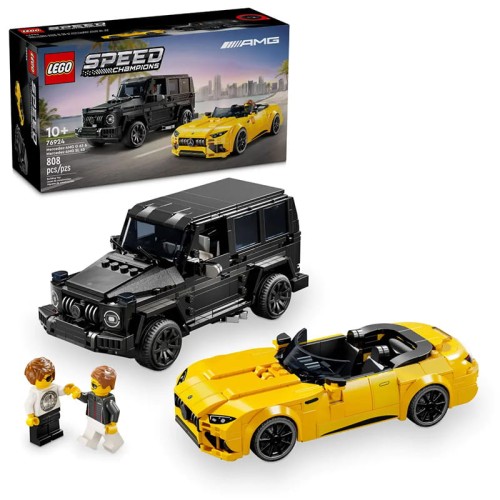 Lego Speed Champions Mercedes-Amg G 63 & Mercedes-Amg SL 63 Set de Cărămizi 76924 808 El. 10+