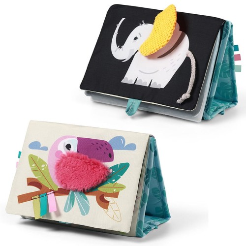 Babyono Carte Sensory Dublă Safari 0m+